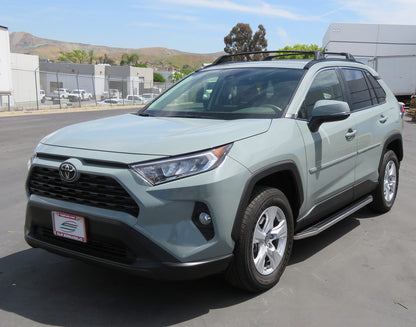 19-C RAV4 BLACK/STAINLESS TRIM STX100 RUNNING BOARDS 135190 - 135190