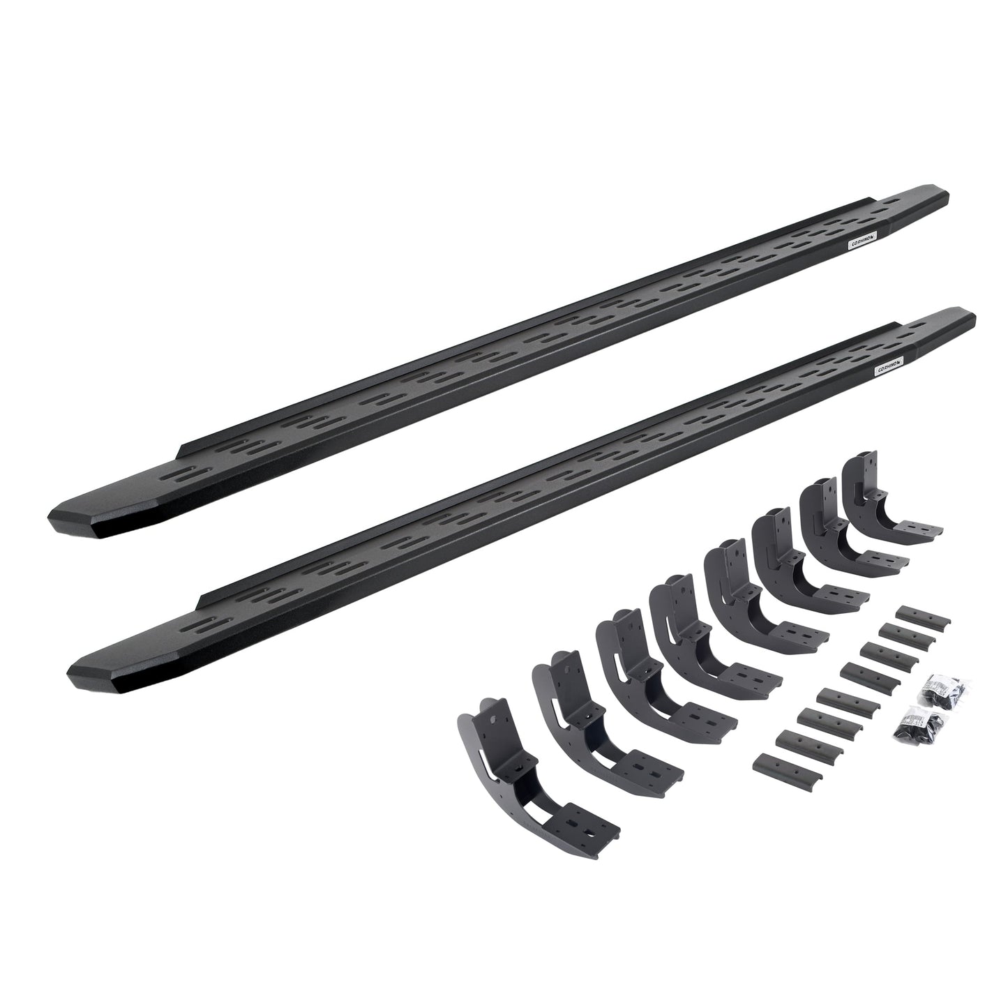 Go Rhino RB30 87-inch Running Boards - Textured Black - 69600087PC
