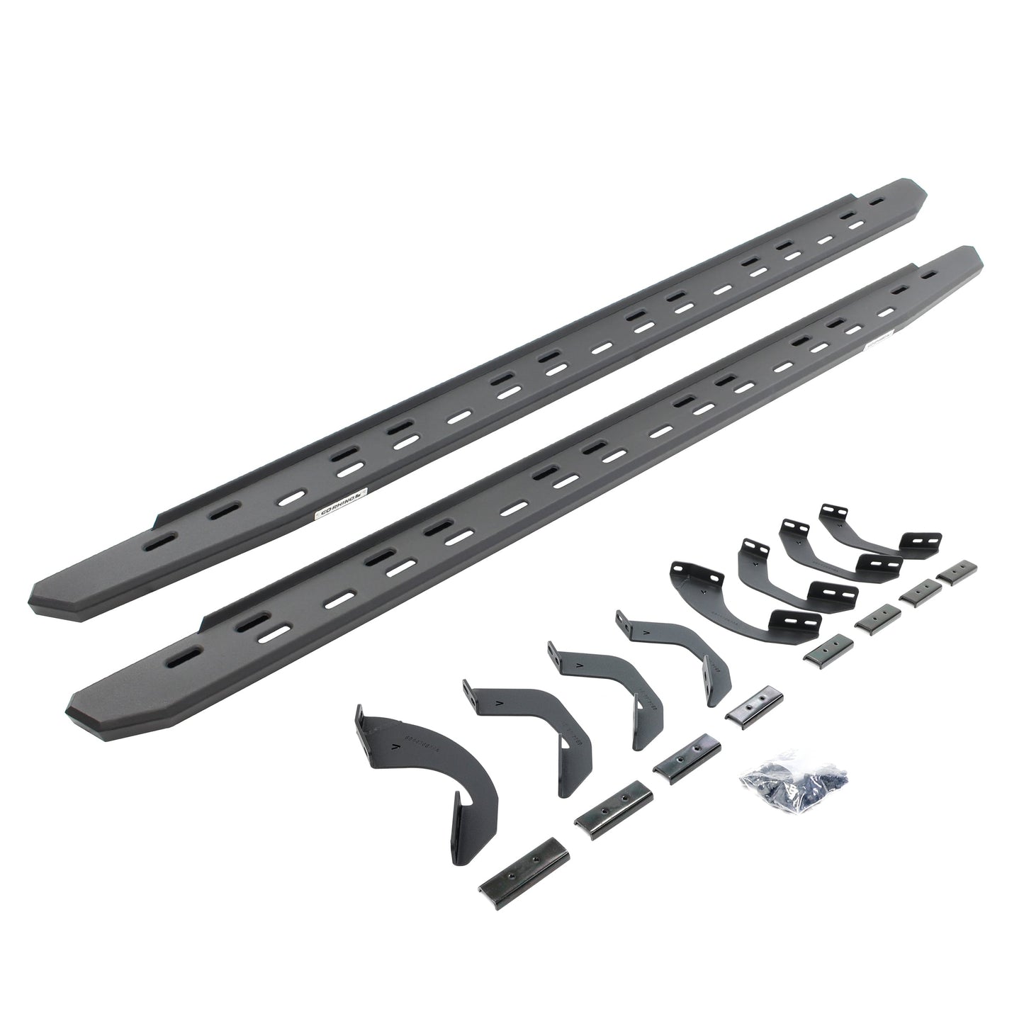 Go Rhino RB30 Slim 57-inch Running Boards - Textured Black - 69600057SPC