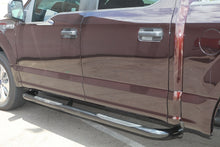 3" Round Sidebars - 2009-2014 Ford F150 Super Crew Cab Steps