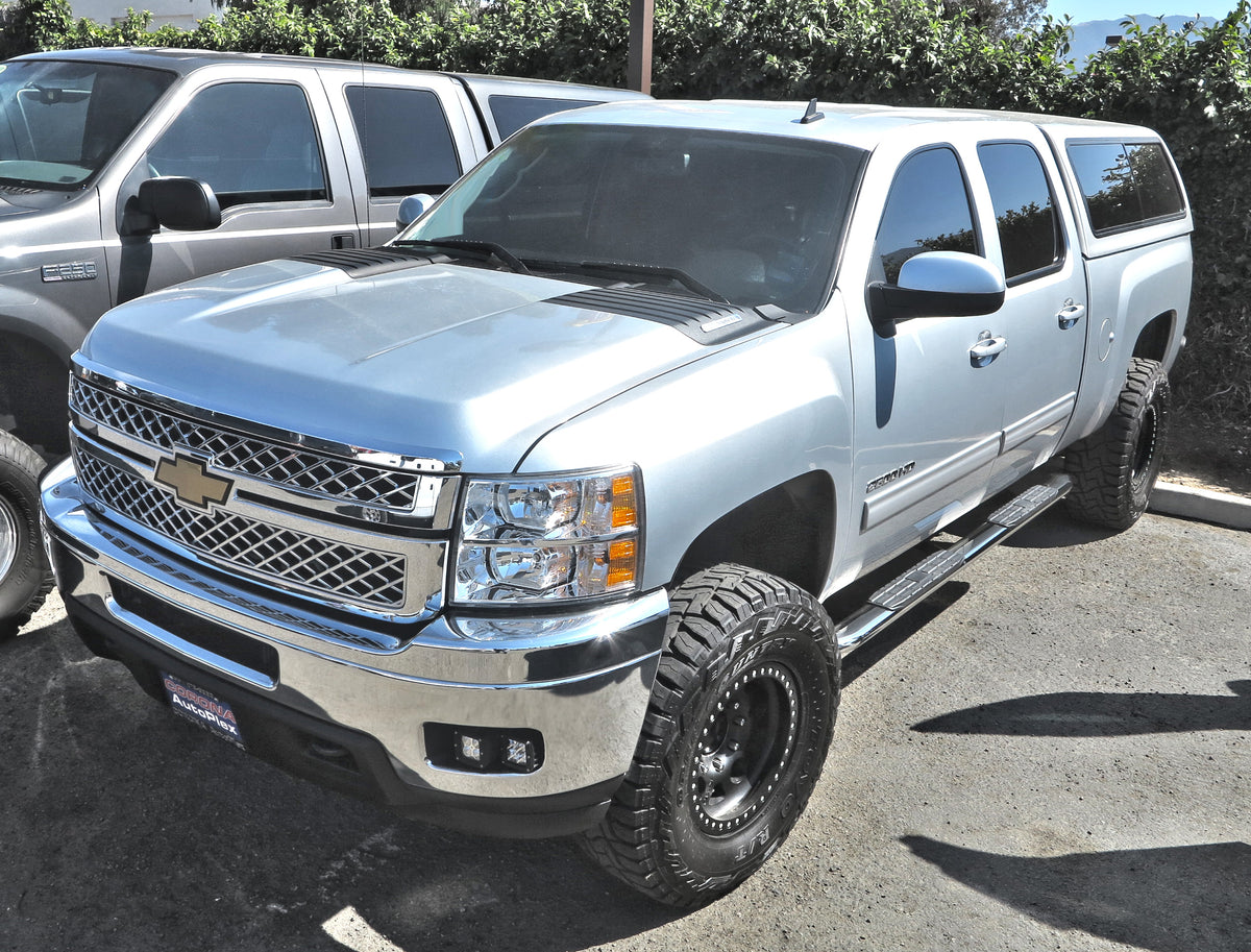 4" Polished S/S Steps: 01-18 Chevy Silverado / GMC Sierra Crew Cab 40-02227 - 40-02227