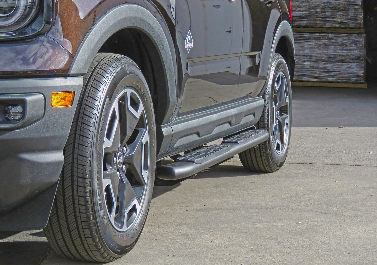 2021-2023 Ford Bronco Sport | 4" Black Steps 40-15010 - 40-15010