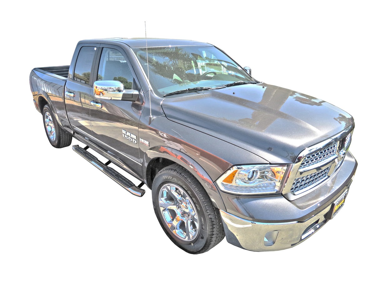 4" Polished S/S Steps || 09-18 Ram 1500 / 19-22 Ram 1500 "Classic" Quad Cab | 40-23407 - 40-23407