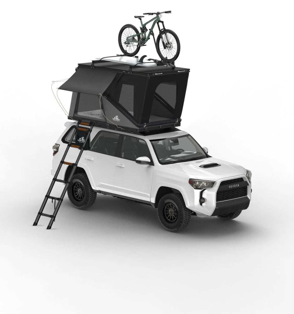 Alpine 51 Hard Shell Rooftop Tent, Aluminum, 2 Person, Black