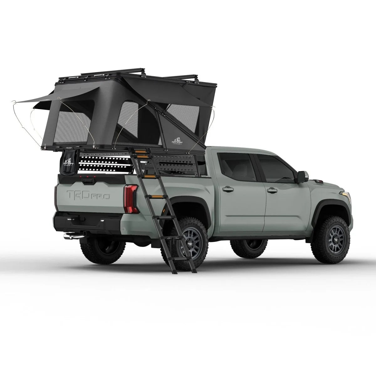 Alpine 61 Hard Shell Rooftop Tent, Aluminum, 2-3 Person, Black