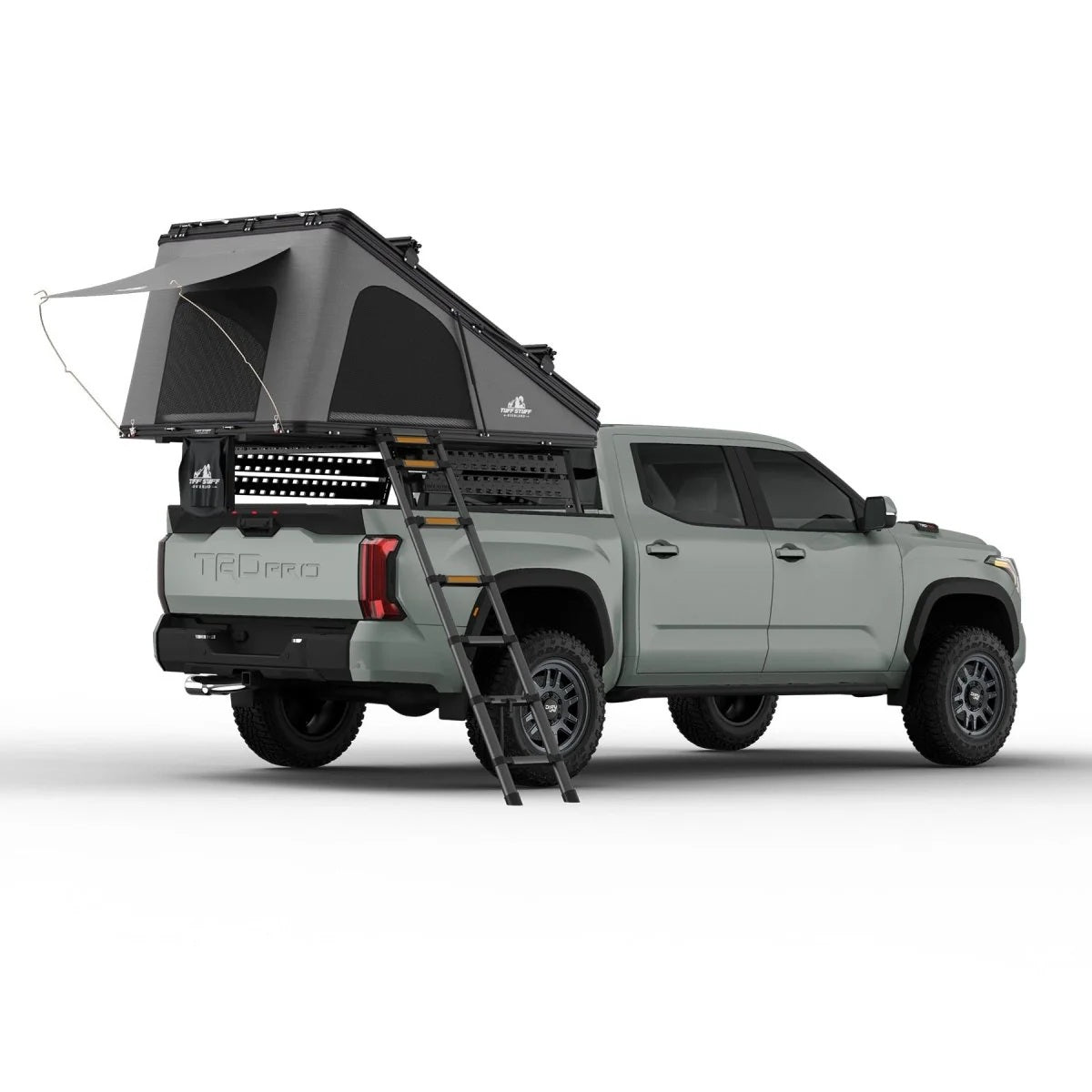 Alpine 61 Hard Shell Rooftop Tent, Aluminum, 2-3 Person, Black