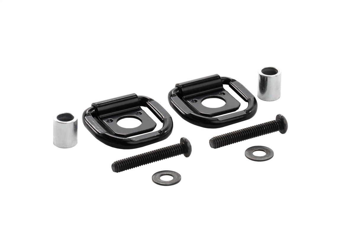 CARGO TIE DOWNS D-RINGS (SET OF TWO) BLACK - A0087-RING-BLK