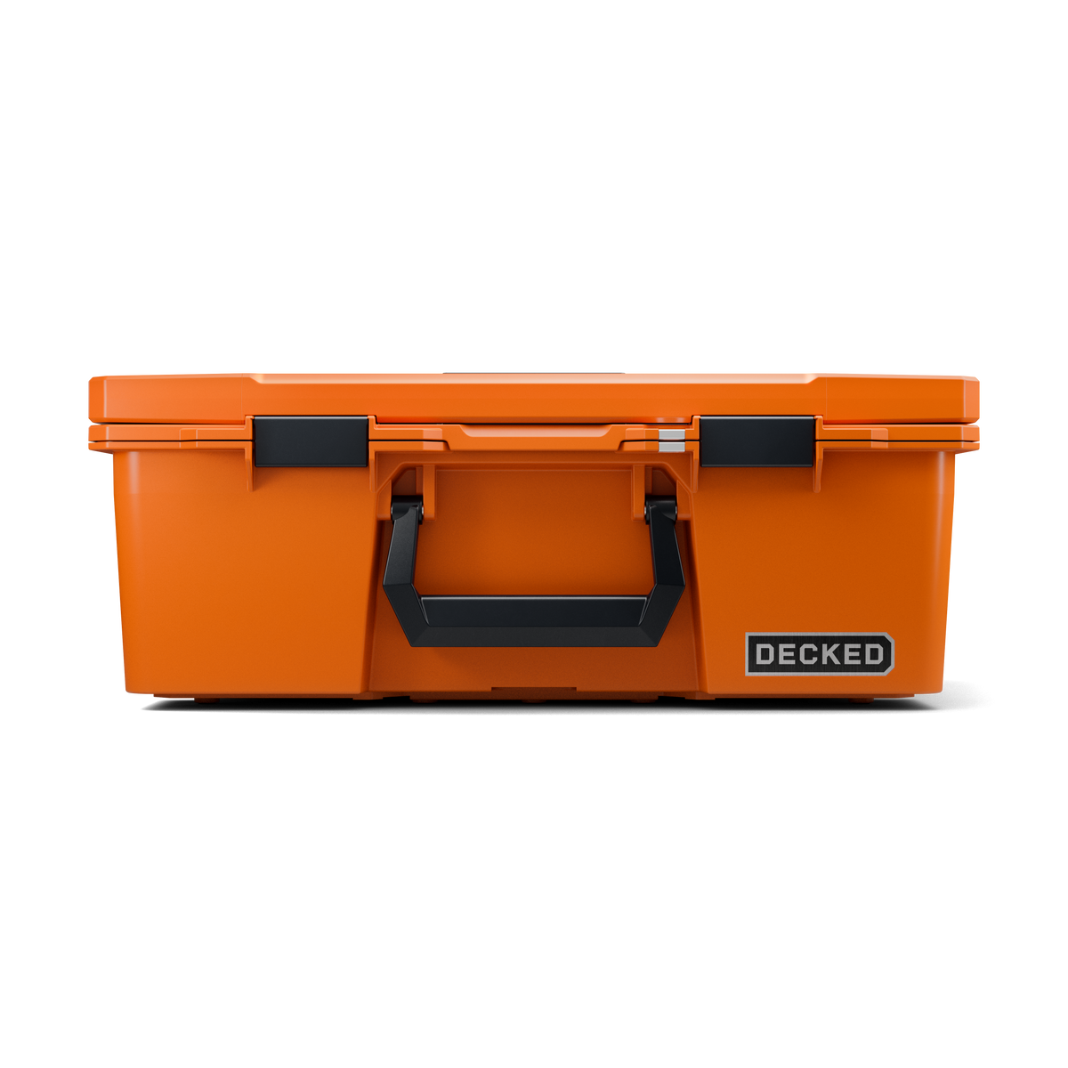 DECKED Accessories - Halfrack 32 - includes two (2) dividers - blaze orange with black latches - A0020-HRAK-ORG - A0020-HRAK-ORG