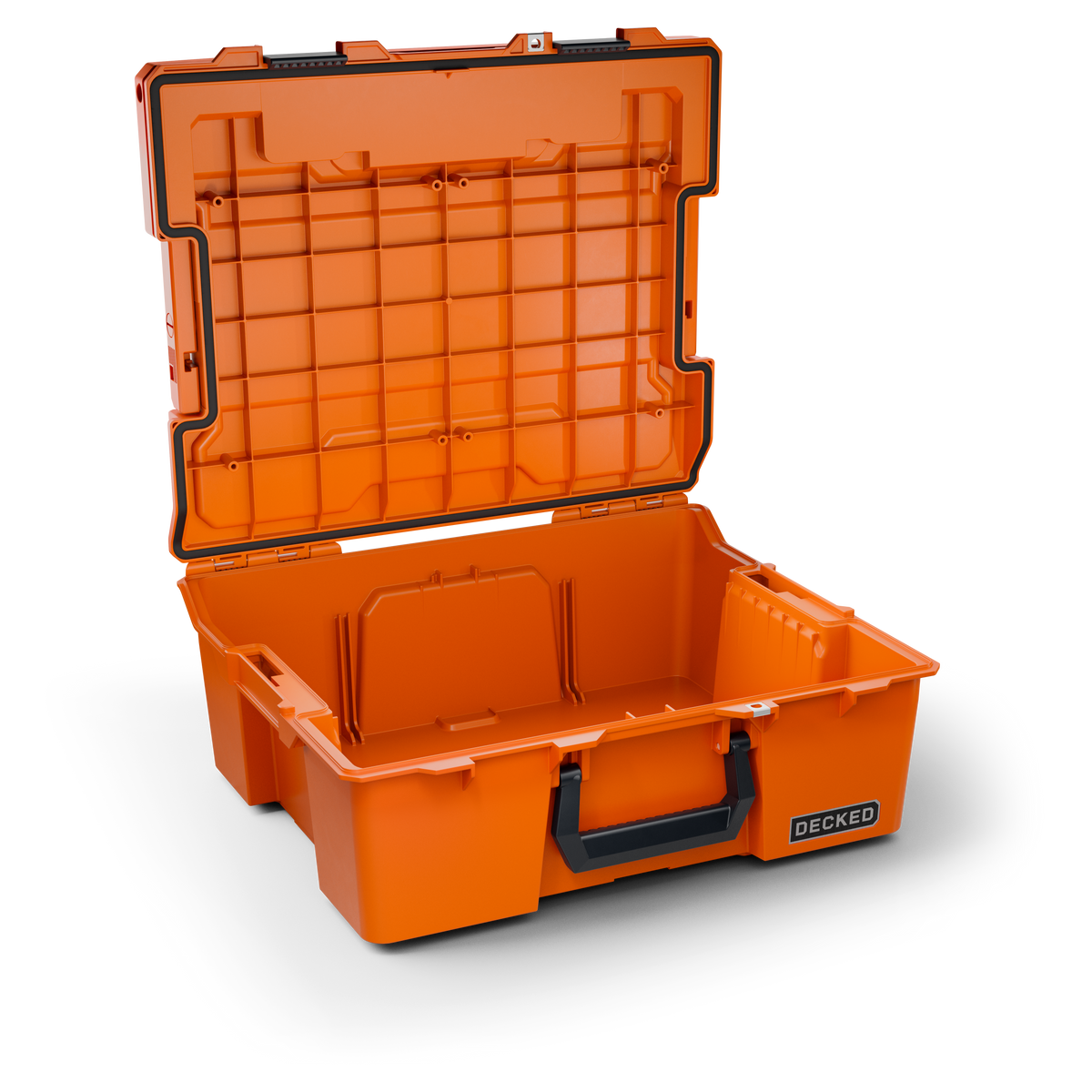 DECKED Accessories - Halfrack 32 - includes two (2) dividers - blaze orange with black latches - A0020-HRAK-ORG - A0020-HRAK-ORG image 6