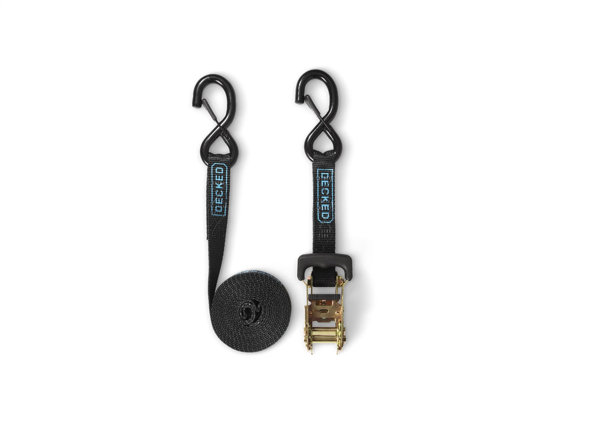 DECKED Accessories - Rachet Straps - Standard ratchet straps with DECKED logo - Black - A0088-RSTP-BLK - A0088-RSTP-BLK image 3