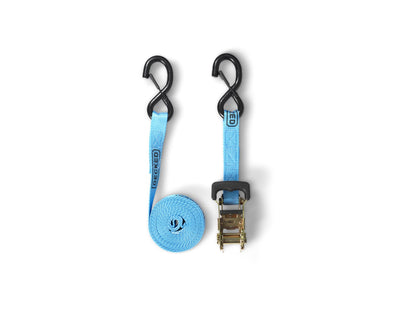 DECKED Accessories - Rachet Straps - standard ratchet straps with DECKED logo - Blue - A0088-RSTP-BLU - A0088-RSTP-BLU image 3
