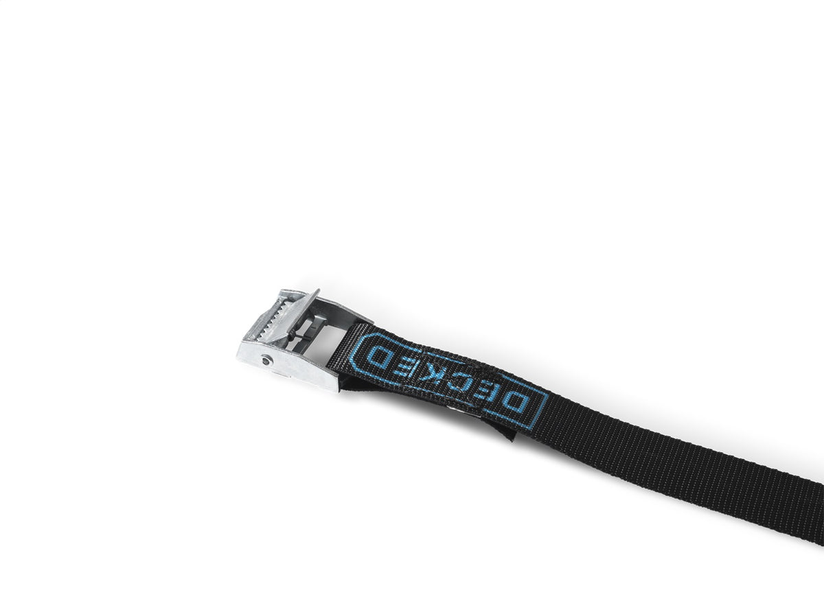 DECKED Accessories - Cam Straps - Standard rafting straps with DECKED logo - A0089-CSTP-BLK - A0089-CSTP-BLK