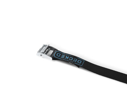DECKED Accessories - Cam Straps - Standard rafting straps with DECKED logo - A0089-CSTP-BLK - A0089-CSTP-BLK