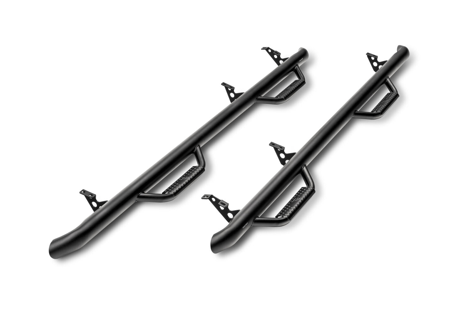 02-08 RAM 4DR QUAD CAB NERF STEP (CAB LENGTH) -TEXTURED BLACK D0273QC-TX - D0273QC-TX