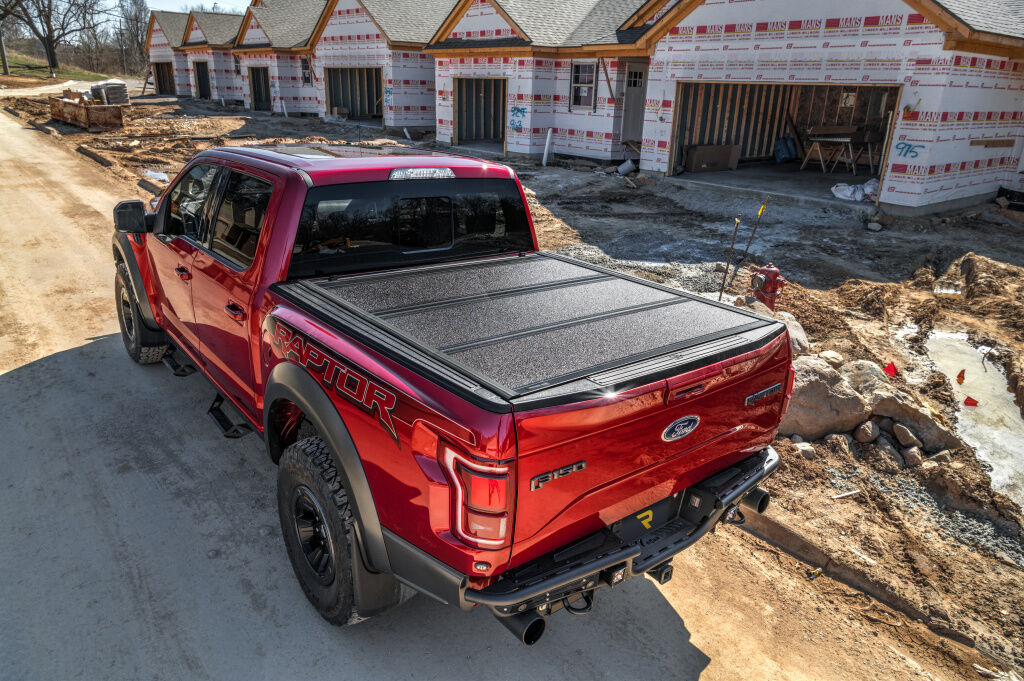 UnderCover Armor Flex 07-21 Tundra 6'6" w/ Deck Rail System Hard Folding Cover AX42010 - image 3