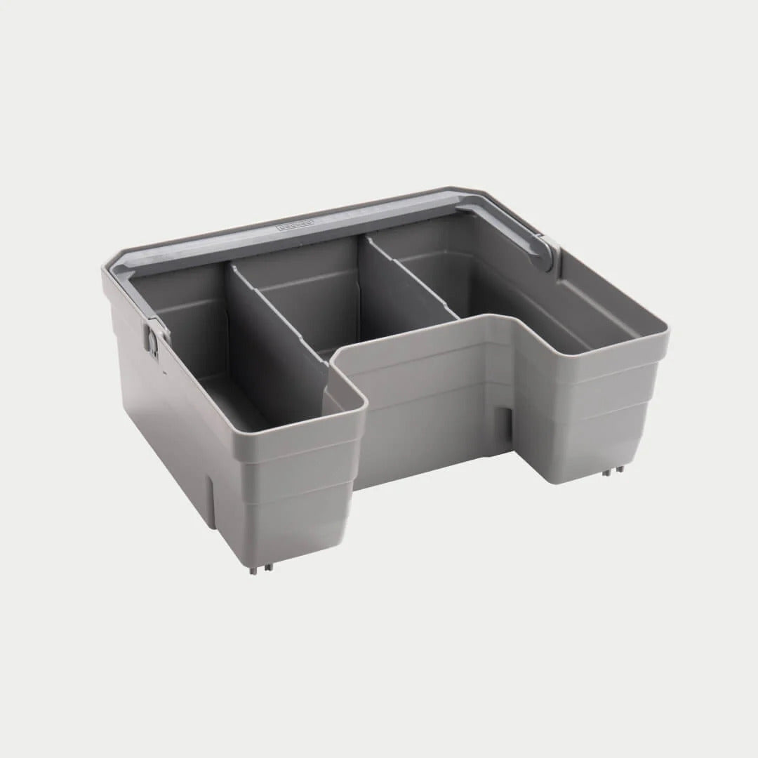 VX DRAWERS DOUBLE DRAWERGANIZER DRAWER BIN GREY - DCKA0081-DBDW-GRY image 2