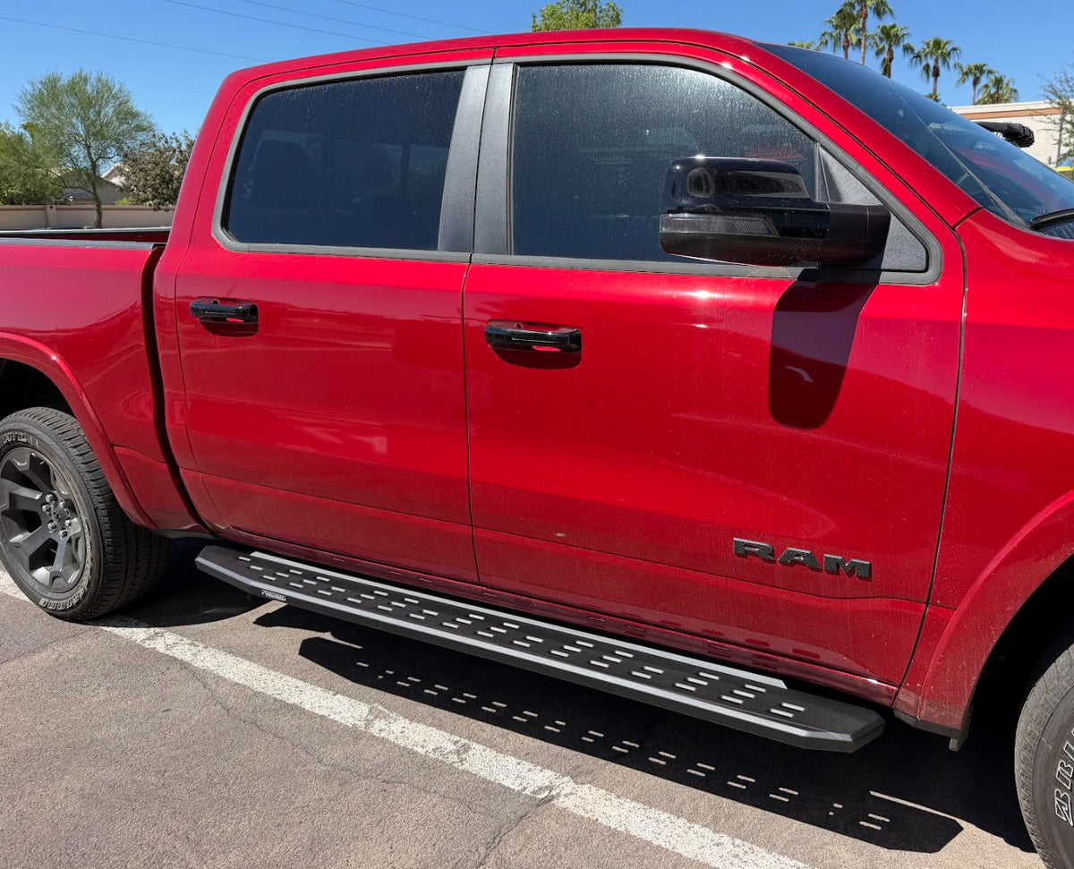 Go Rhino RB30: 2009-2018 RAM 1500 (2019-2023 CLASSIC) Crew Cab Running Boards (Textured Black)