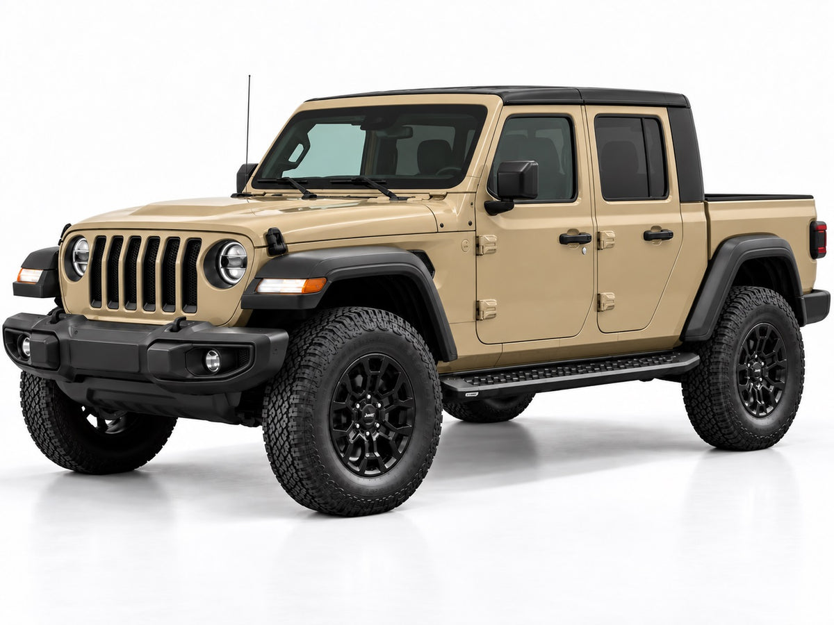 Go Rhino RB30: 2020-2026 Jeep Gladiator Running Boards (Textured Black)