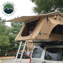 Overland Vehicle Systems LD TMBK - Soft Sided Roof Top Tent, 2 Person, Tan Body & Green Rainfly - 18119933