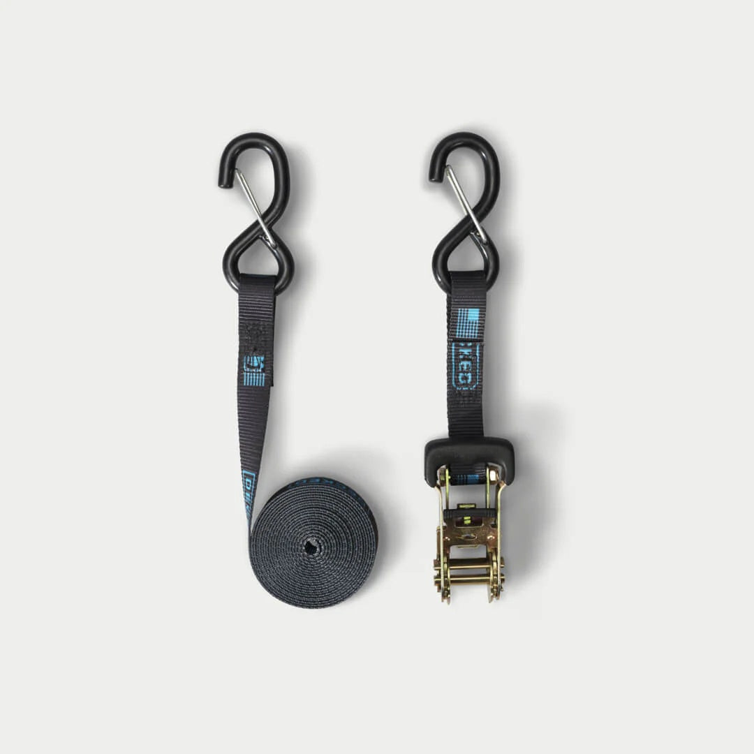 DECKED Accessories - Rachet Straps - Standard ratchet straps with DECKED logo - Black - A0088-RSTP-BLK - A0088-RSTP-BLK image 2