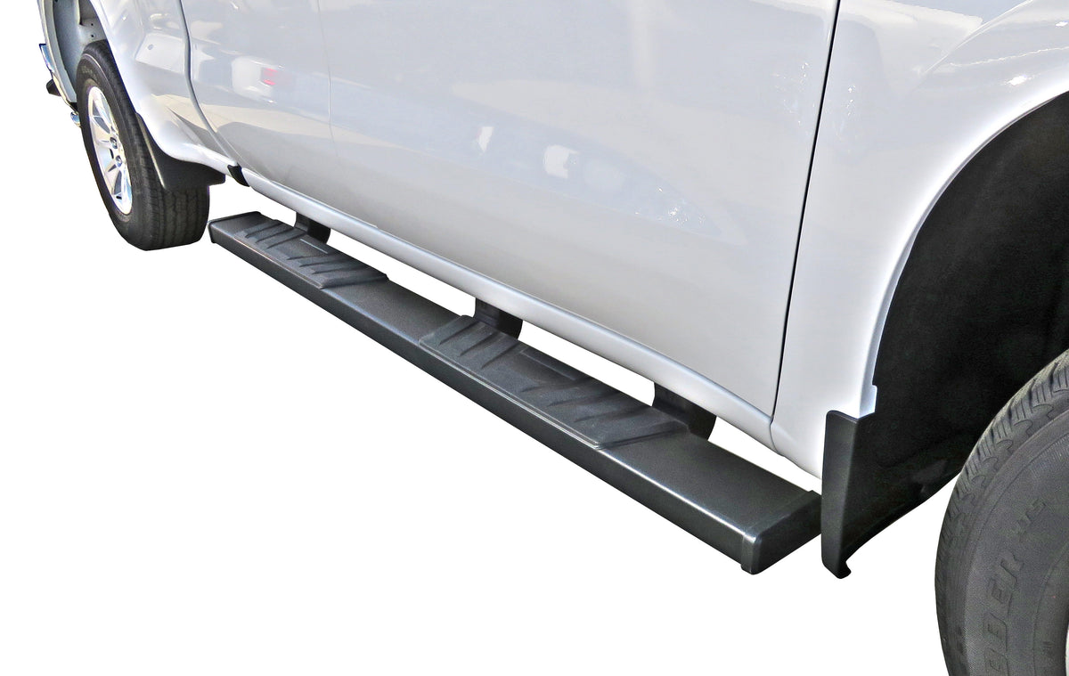 2015-2026 F150 / 2017-2026 Super Duty Super Cab: 6" Wide Black Steps 500-14200 - 500-14200