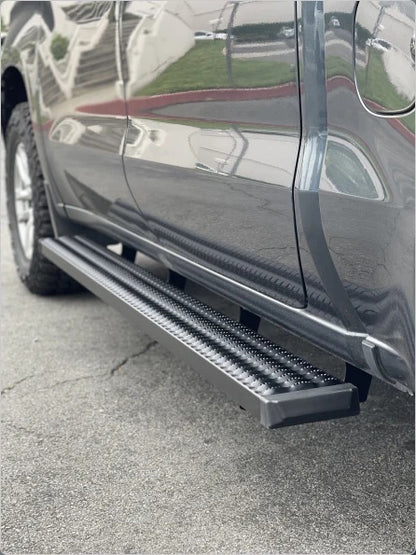 Steelcraft STX800 SureTread Running Boards: 2007-2018 Chevy Silverado/GMC Sierra Regular Cab
